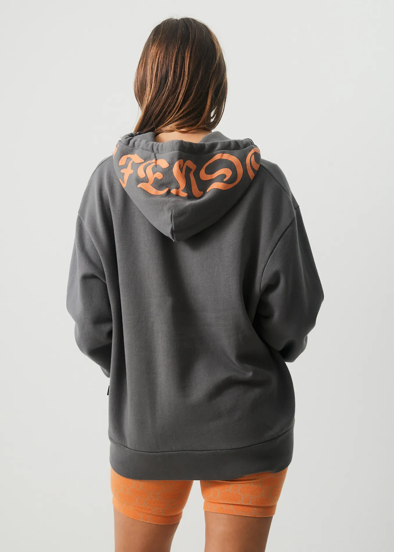 AFENDS Womens Morton - Hoodie - Steel