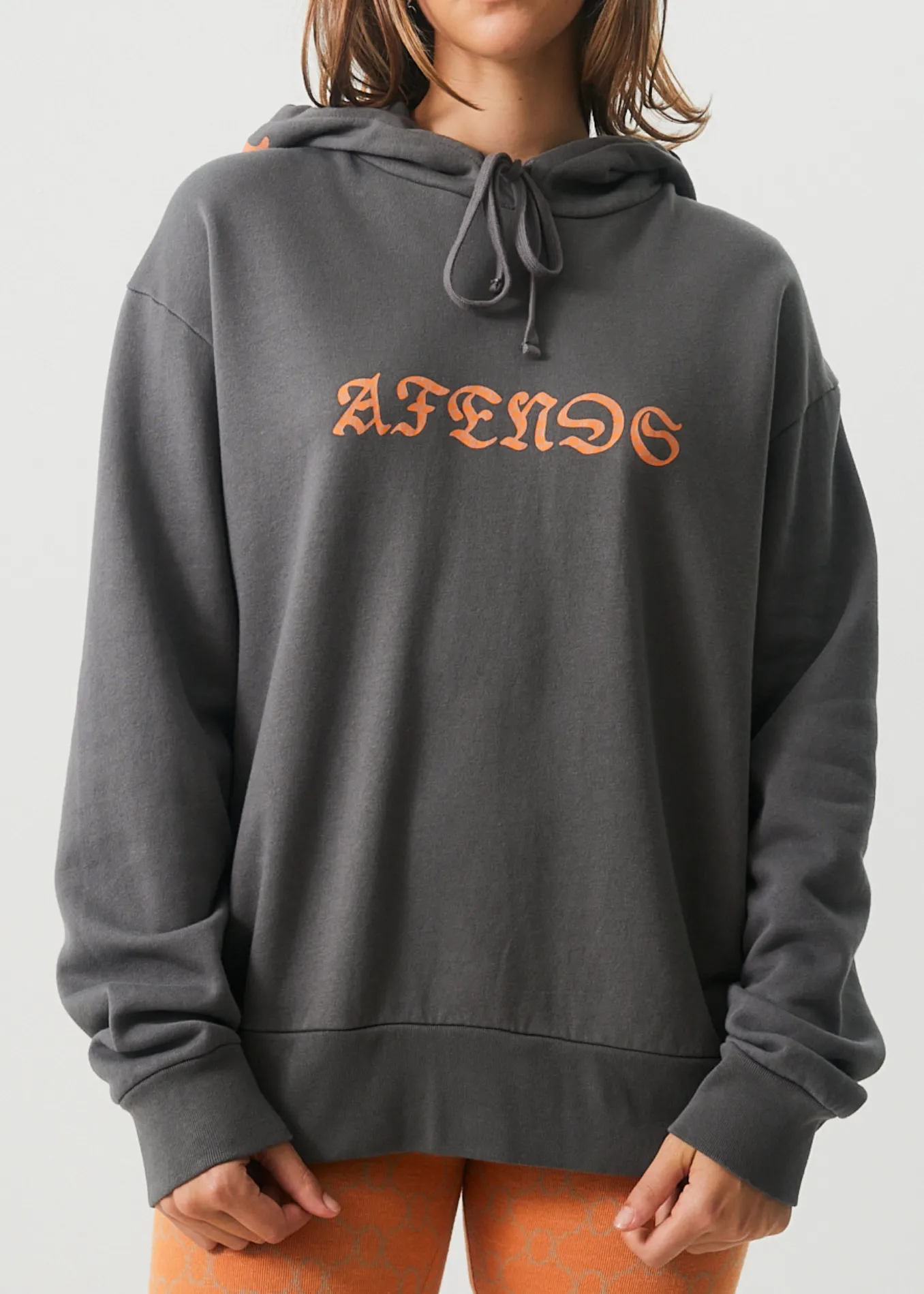 AFENDS Womens Morton - Hoodie - Steel