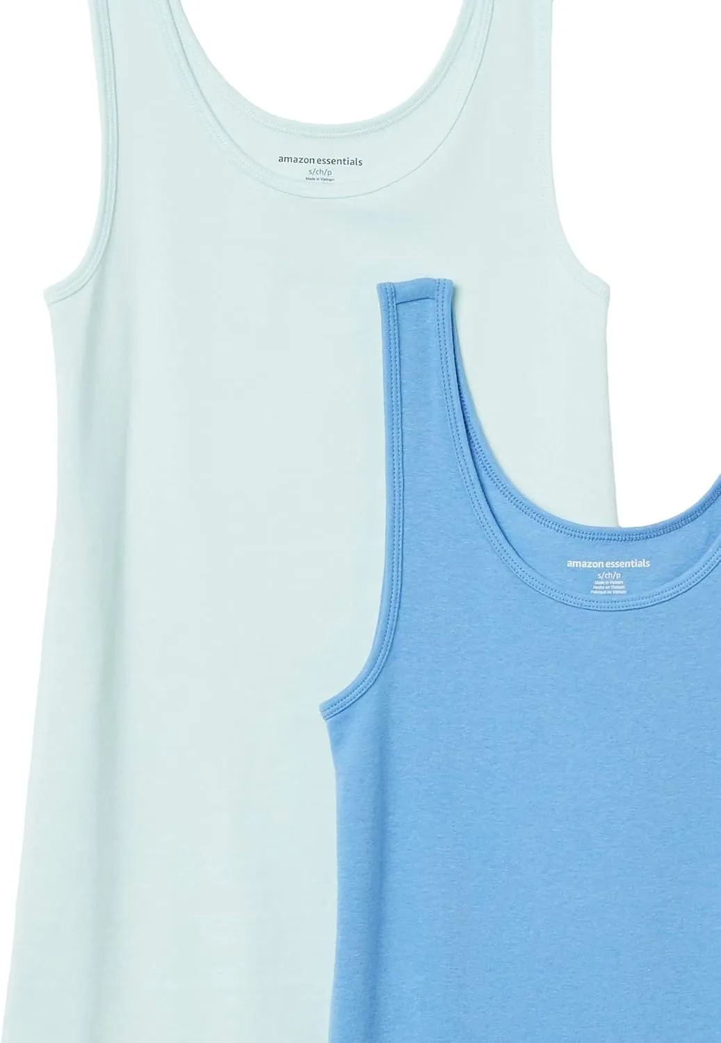 Amazon Essentials Women's Slim-Fit Tank Top, Pack of 2