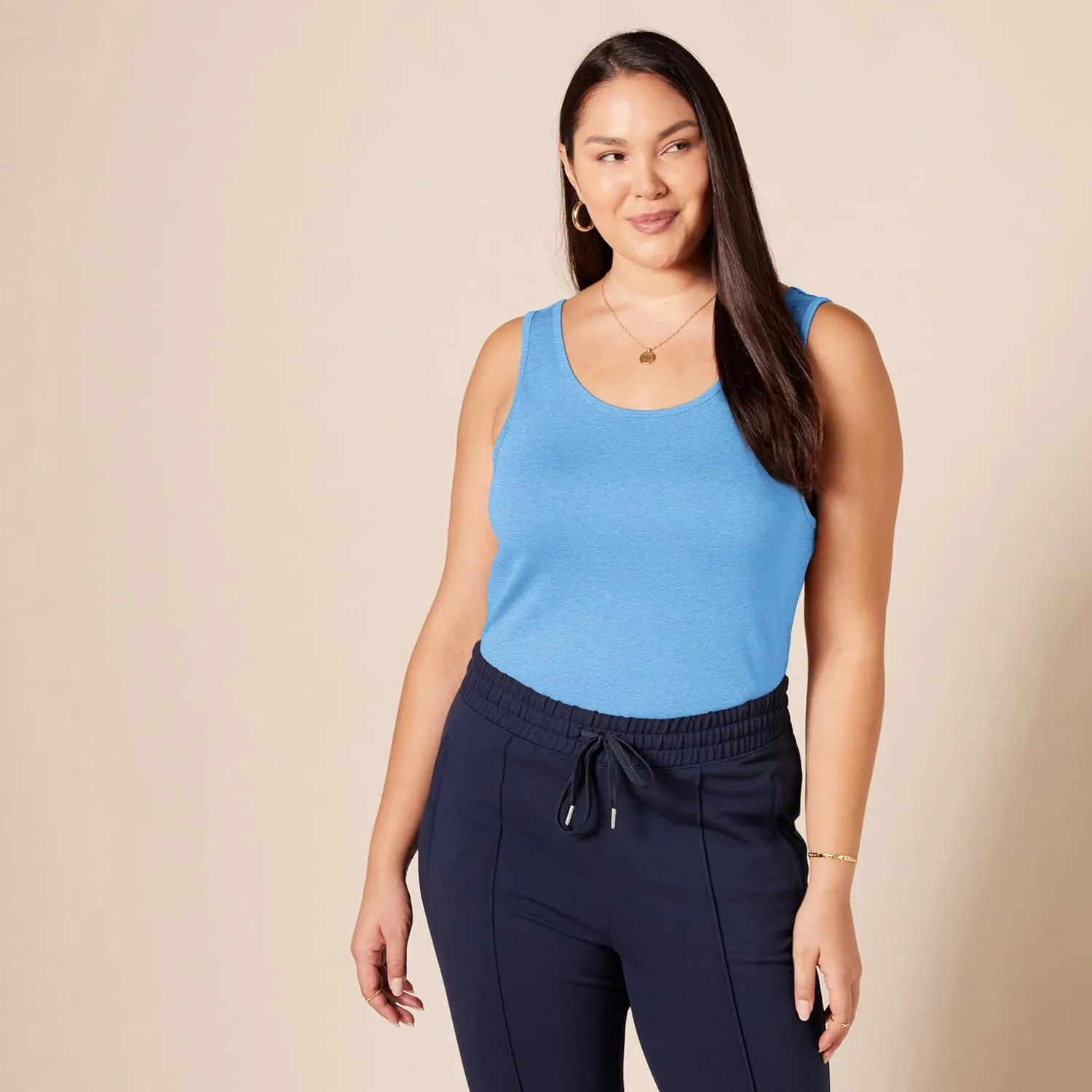 Amazon Essentials Women's Slim-Fit Tank Top, Pack of 2