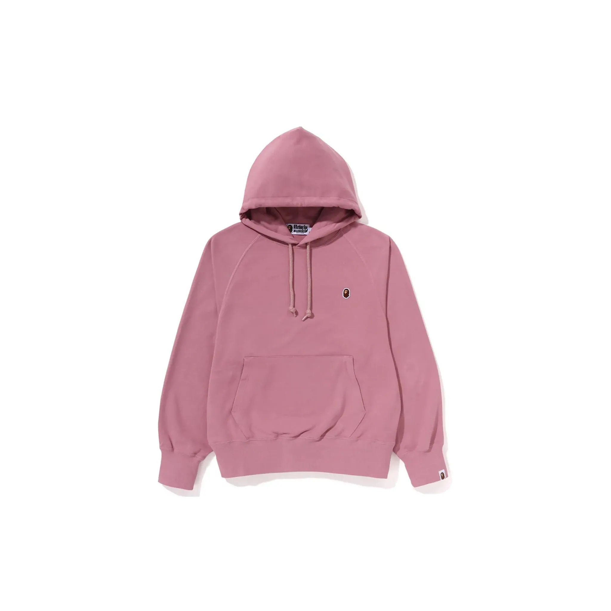 BAPE Ape Head One Point Relaxed Fit Pullover Hoodie (SS23) Pink