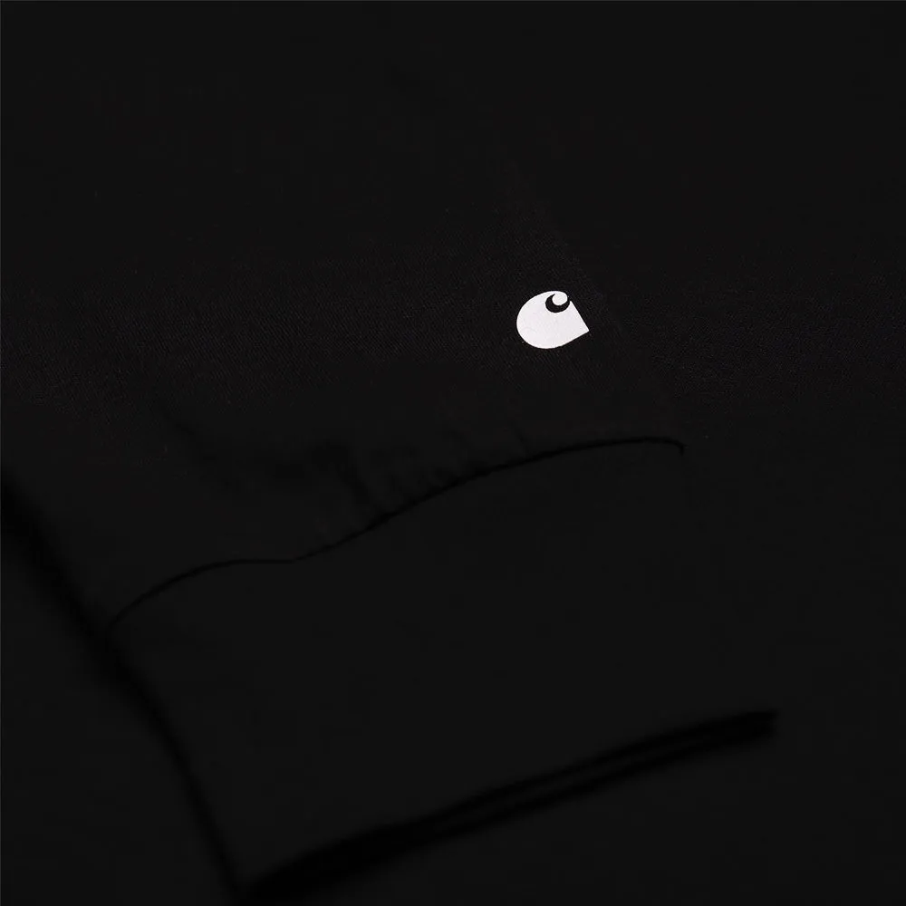 CARHARTT WIP L/S BASE T-SHIRT // BLACK/WHITE