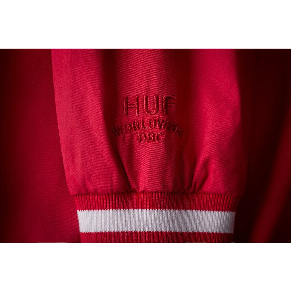 CLASSIC H BASEBALL JACKET // RED