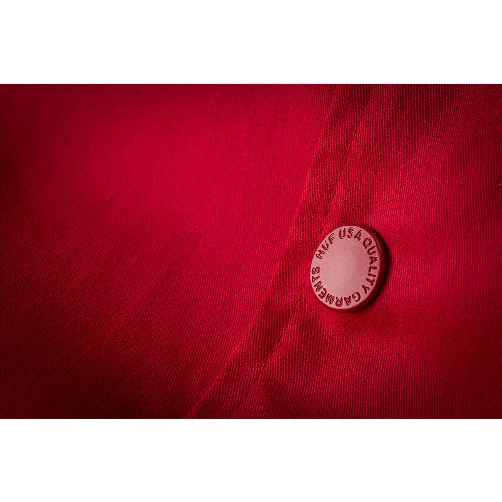 CLASSIC H BASEBALL JACKET // RED