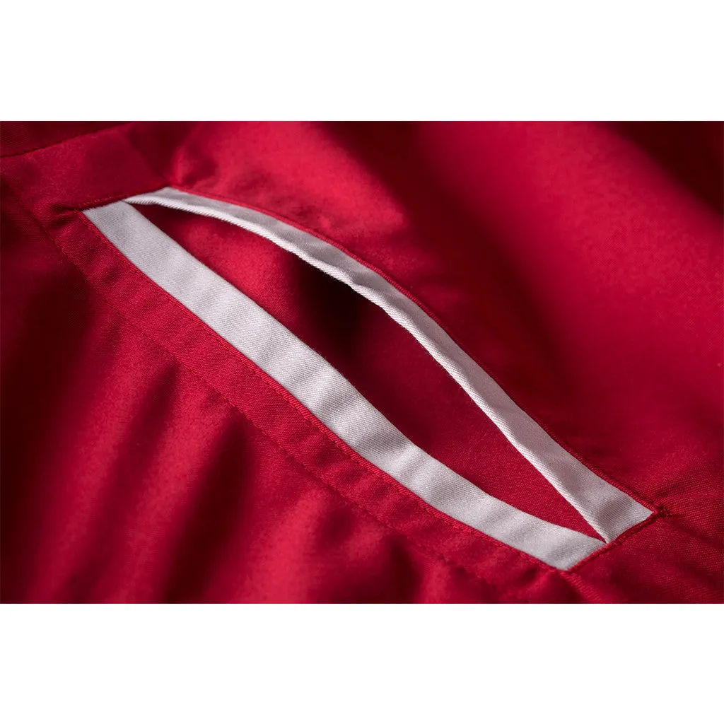 CLASSIC H BASEBALL JACKET // RED