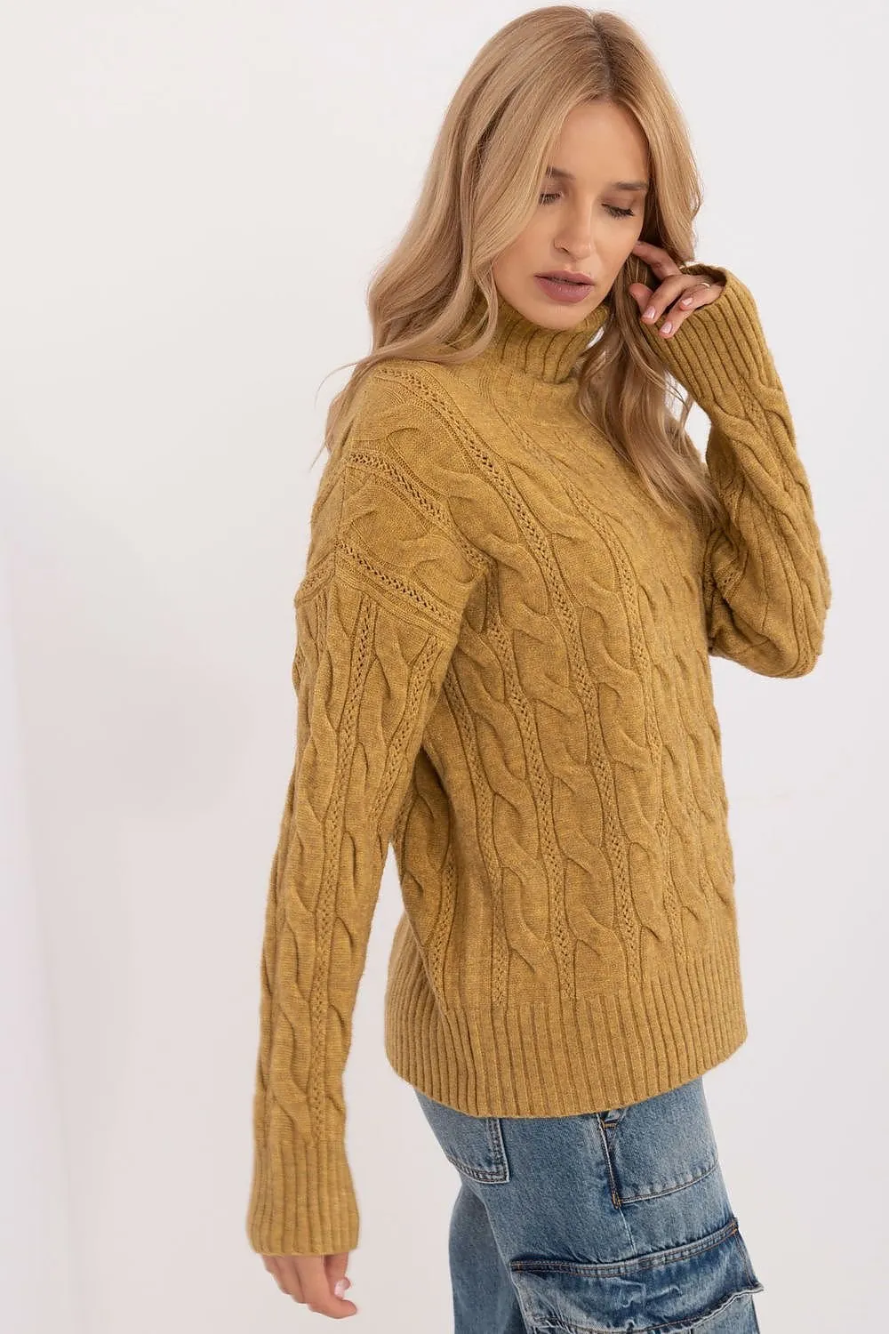 Cozy Days Turtleneck Chill Sweater