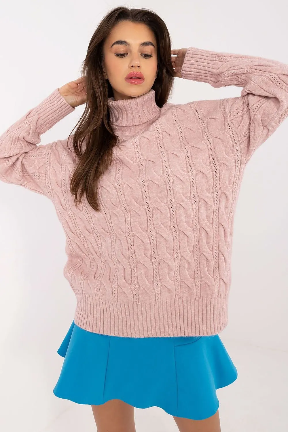 Cozy Days Turtleneck Chill Sweater