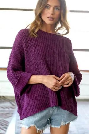 Cozy Plum Sweater