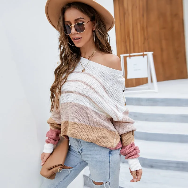 Cozy Up Stripe Sweater