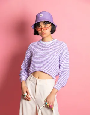 Cropped cozy sweater