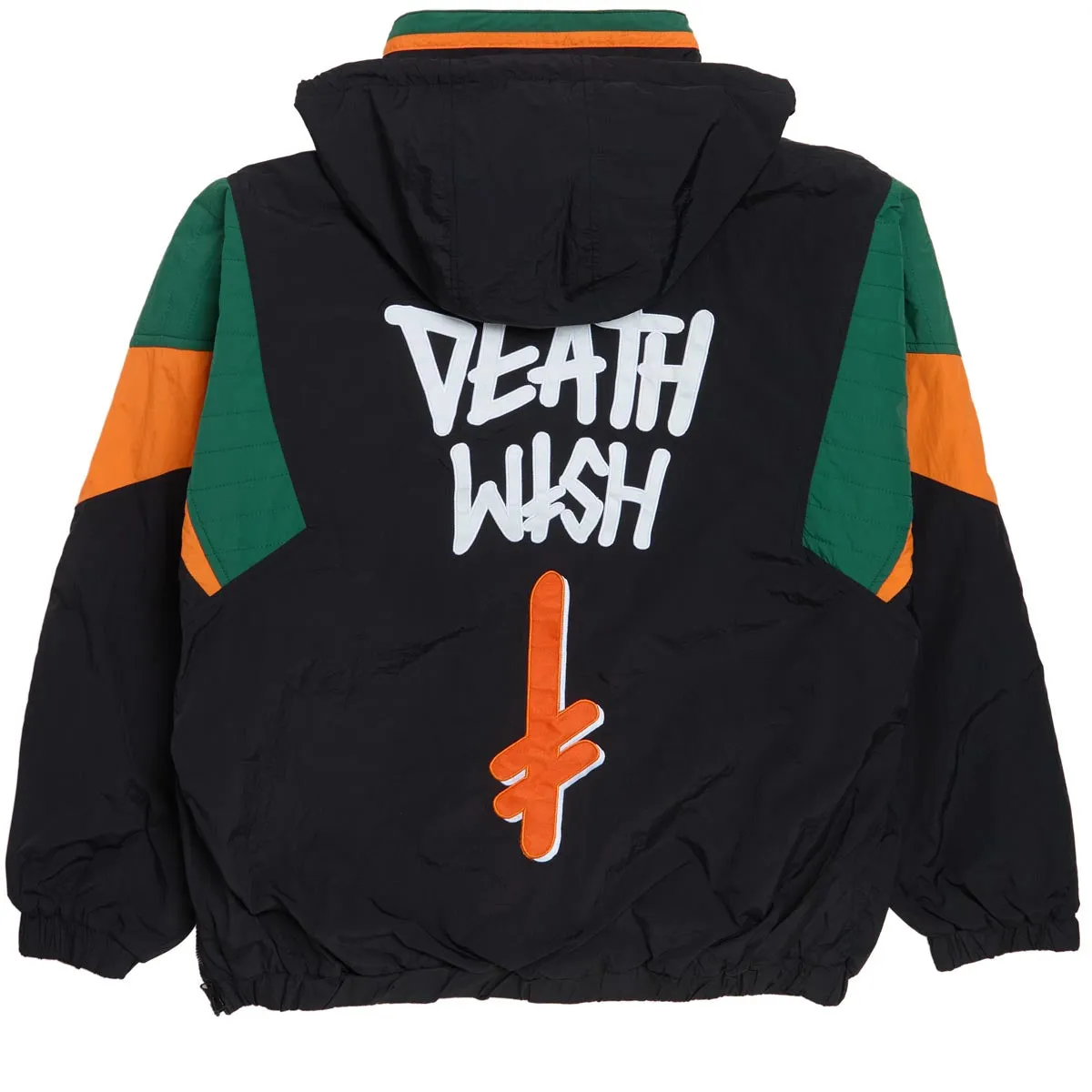 Deathwish Swampy University Pullover Jacket - Black
