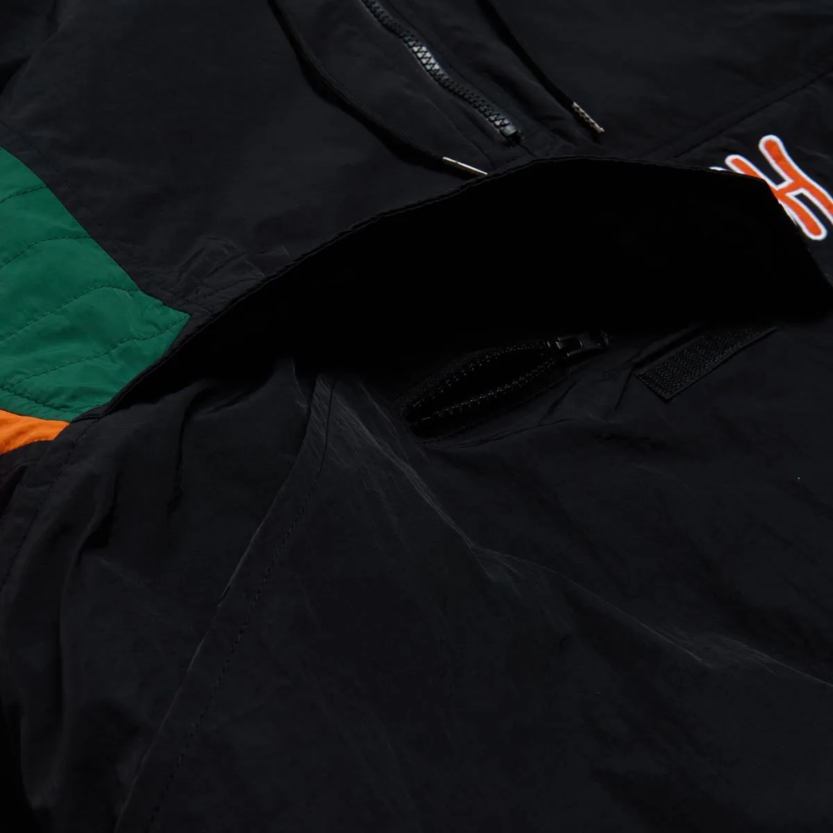 Deathwish Swampy University Pullover Jacket - Black