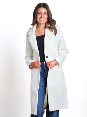 Deluxe Comfort Notched Lapel Coat- Final Sale