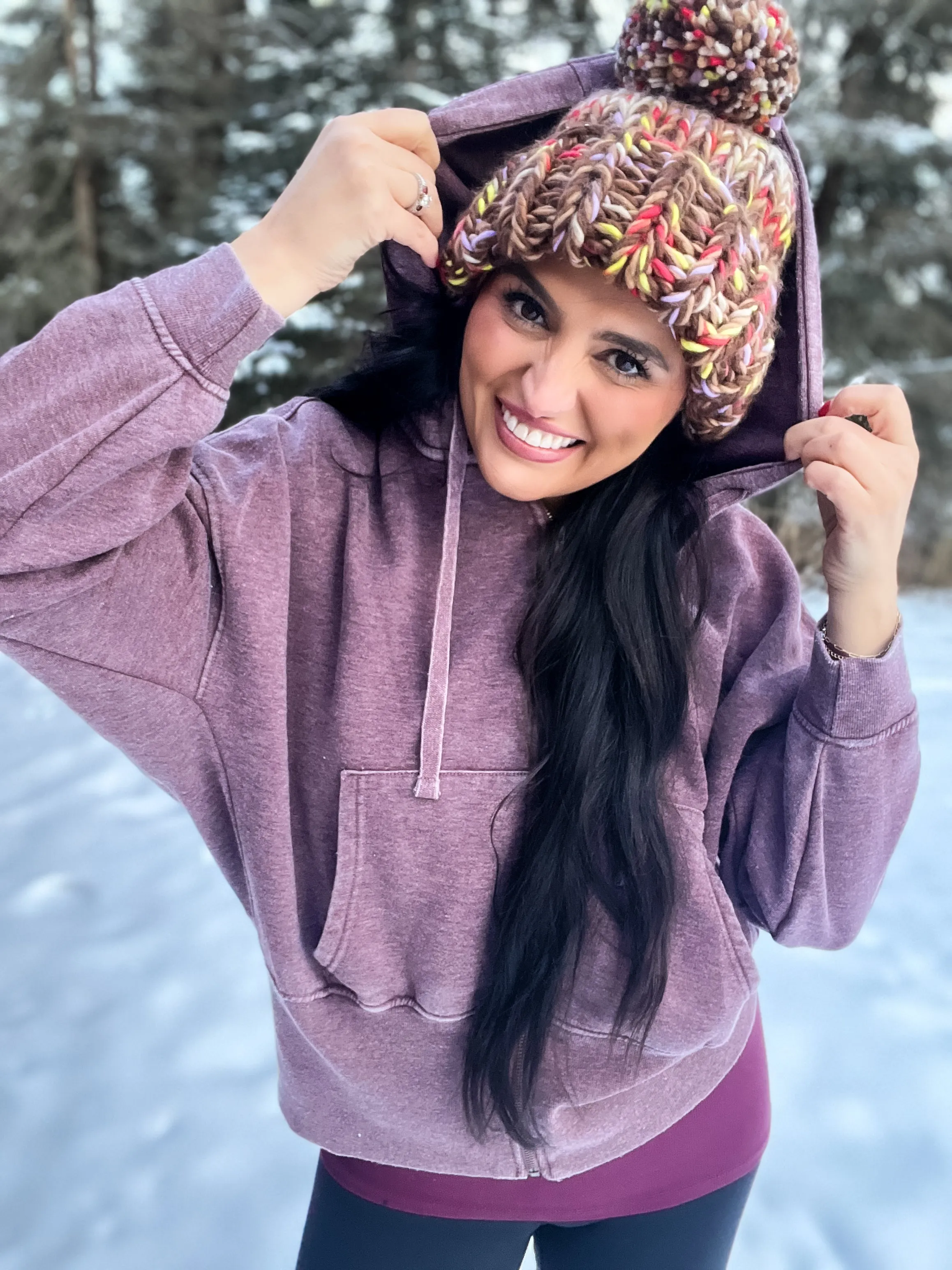 Game Changer Hoodie- Plum