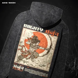Gandivdhari Arjun Acid Wash Hoodie