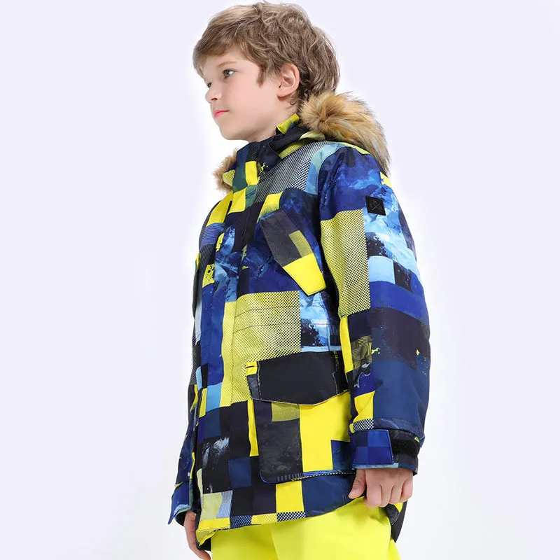 Hotian Boy Snowboard Ski Insulated Snow Jacket