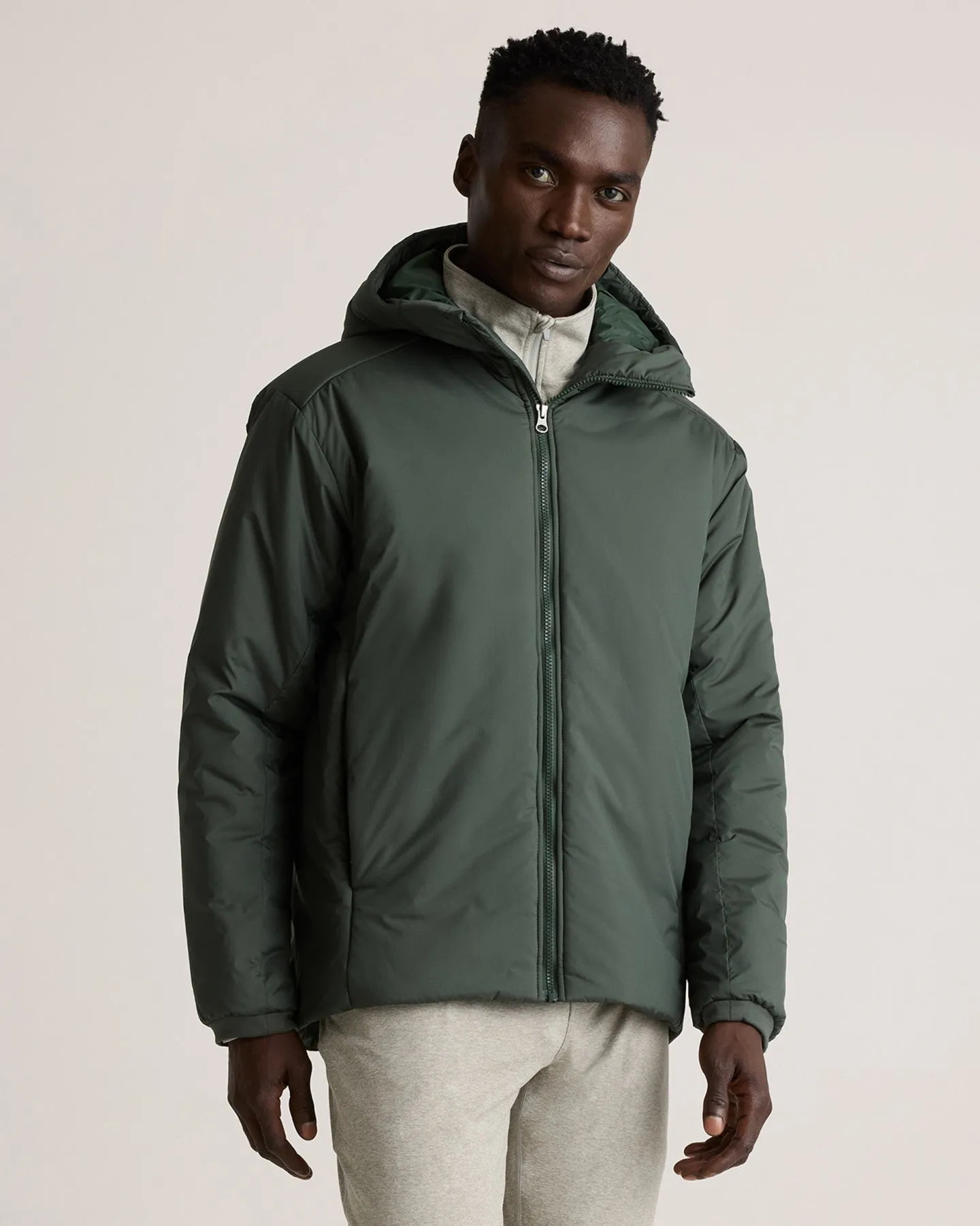 Hybrid Insulated Heavyweight Hooded Jacket