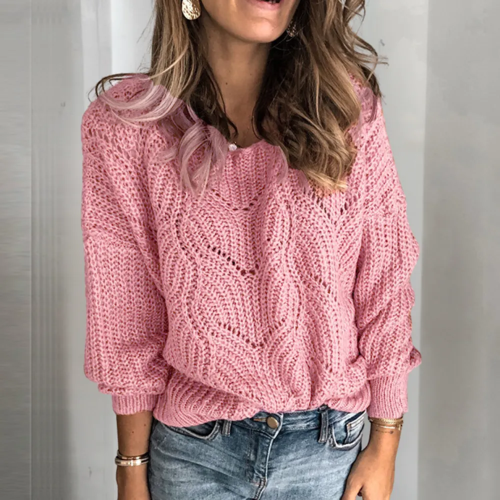 Ivyshape | Casual Knitted Sweater for Women