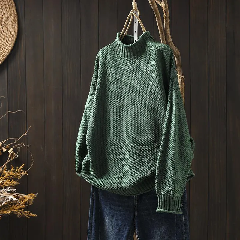 Ivyshape | Cozy Knitted Sweater for All Seasons