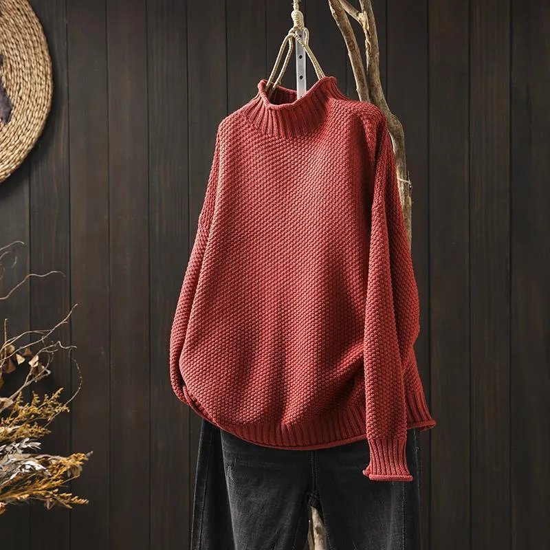 Ivyshape | Cozy Knitted Sweater for All Seasons