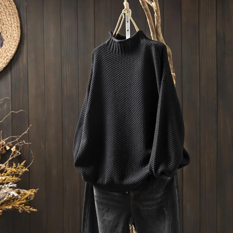 Ivyshape | Cozy Knitted Sweater for All Seasons