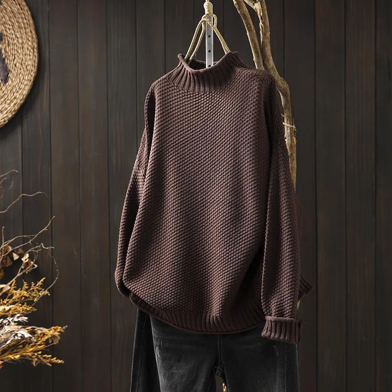 Ivyshape | Cozy Knitted Sweater for All Seasons