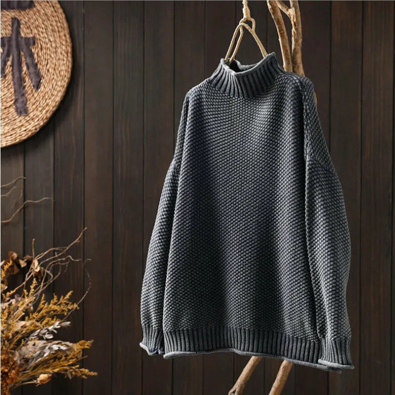 Ivyshape | Cozy Knitted Sweater for All Seasons