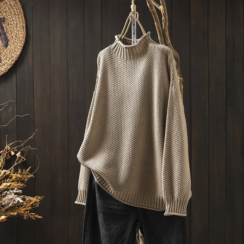 Ivyshape | Cozy Knitted Sweater for All Seasons