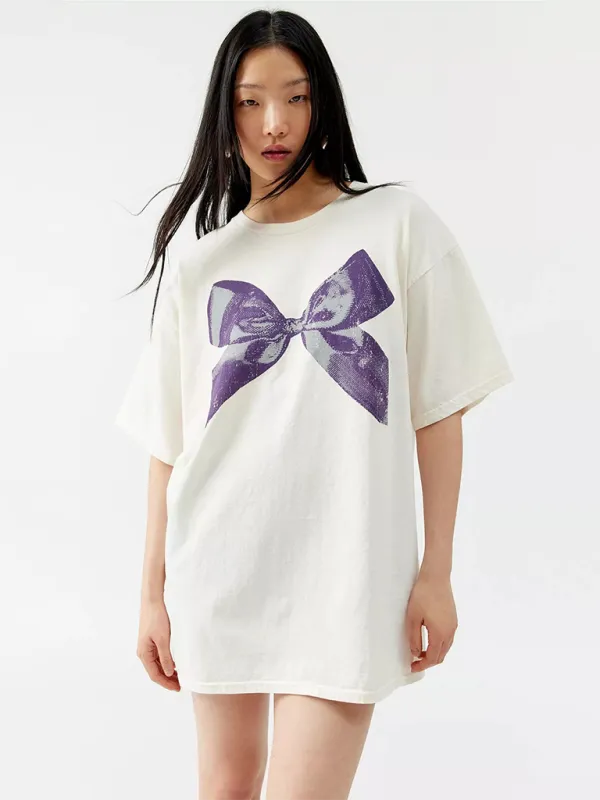 Kayla Butterfly T-shirt For Women, Simple Style, Round Neck And Short Sleeves