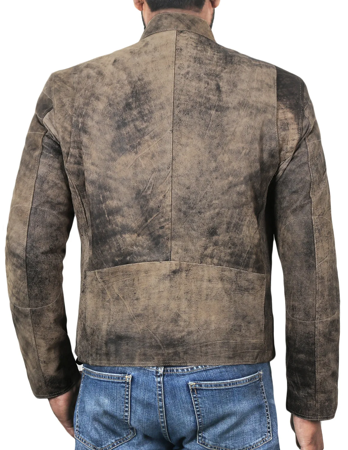 Leather Jackets Hub Mens Genuine Lambskin Leather Jacket (Black, Racer Jacket) - 1501008
