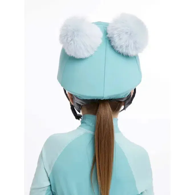 Lemieux Mini Double Pom Hat Silk Lagoon