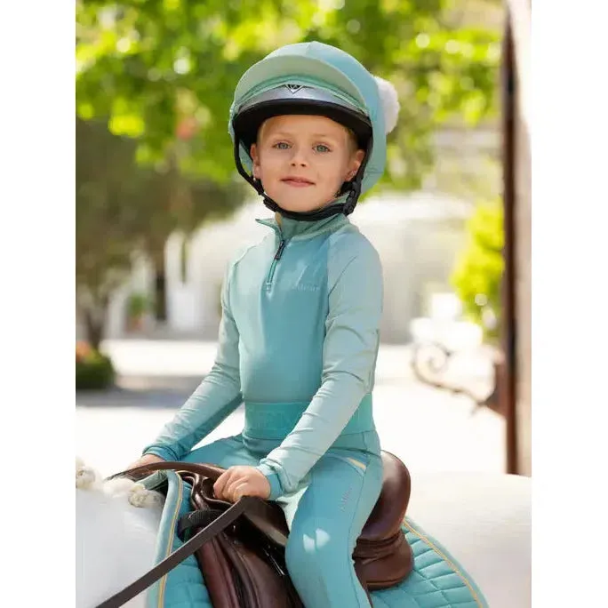 Lemieux Mini Double Pom Hat Silk Lagoon