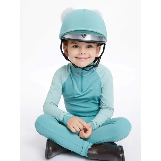 Lemieux Mini Double Pom Hat Silk Lagoon