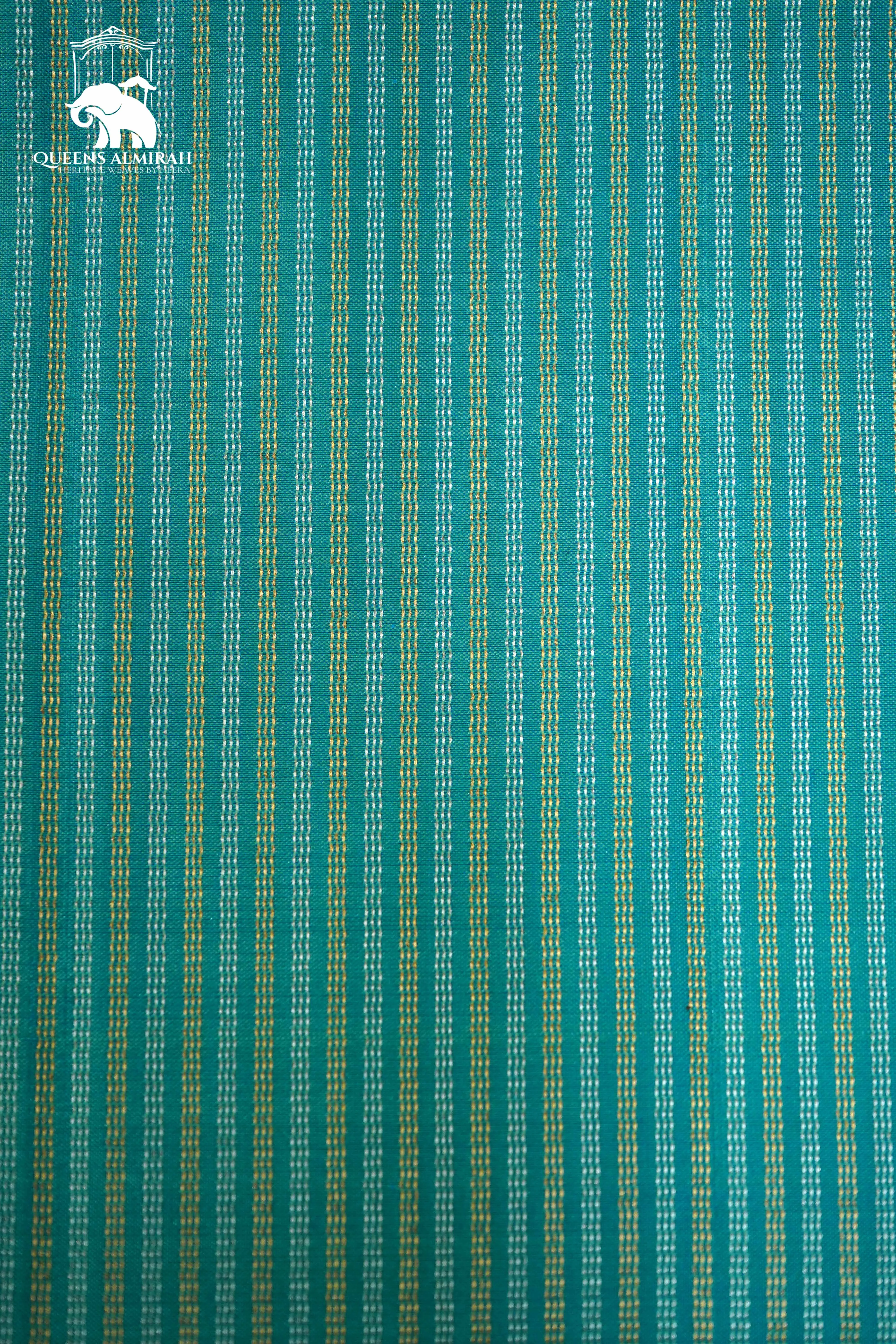 LIGHT TURQOISE BLUE WITH WOVEN BORDER KANCHIVARAM SILK SAREE