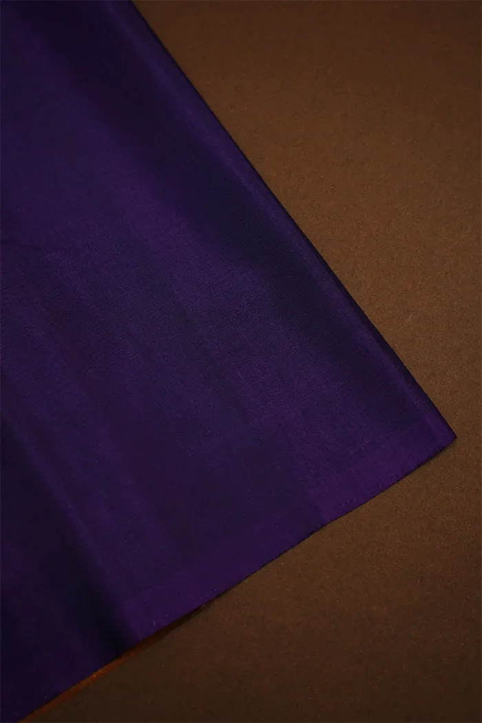 MANGO YELLOW WITH COCOA BROWN KANCHIVARAM SILK SAREE
