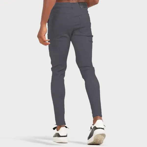 Men's Casual Cotton Slim Fit Trousers for Everyday Wear | For Everyday Wear