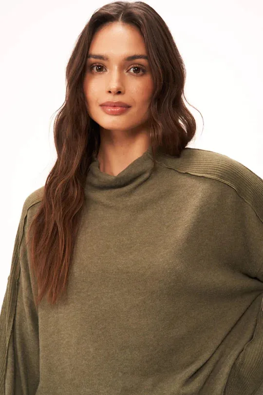 MODERN LOVER COZY FUNNEL NECK