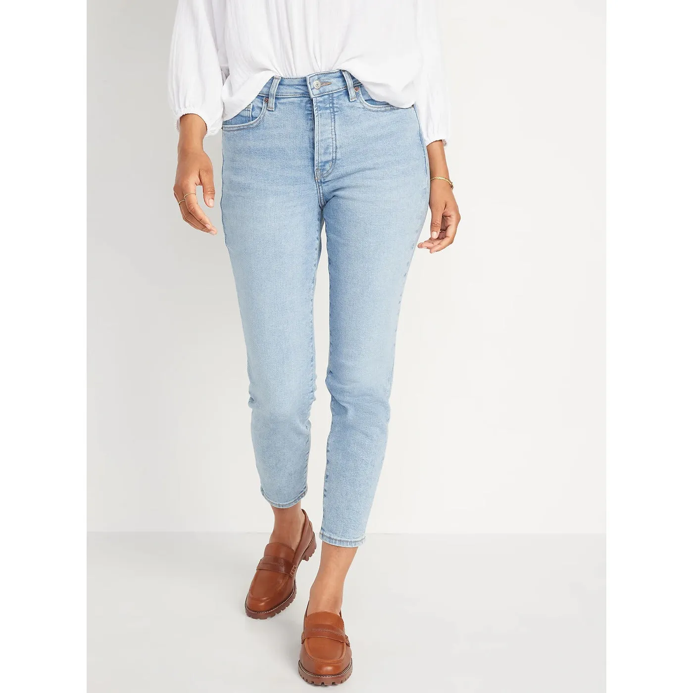 ON Acid Wash Mom Straight Jeans