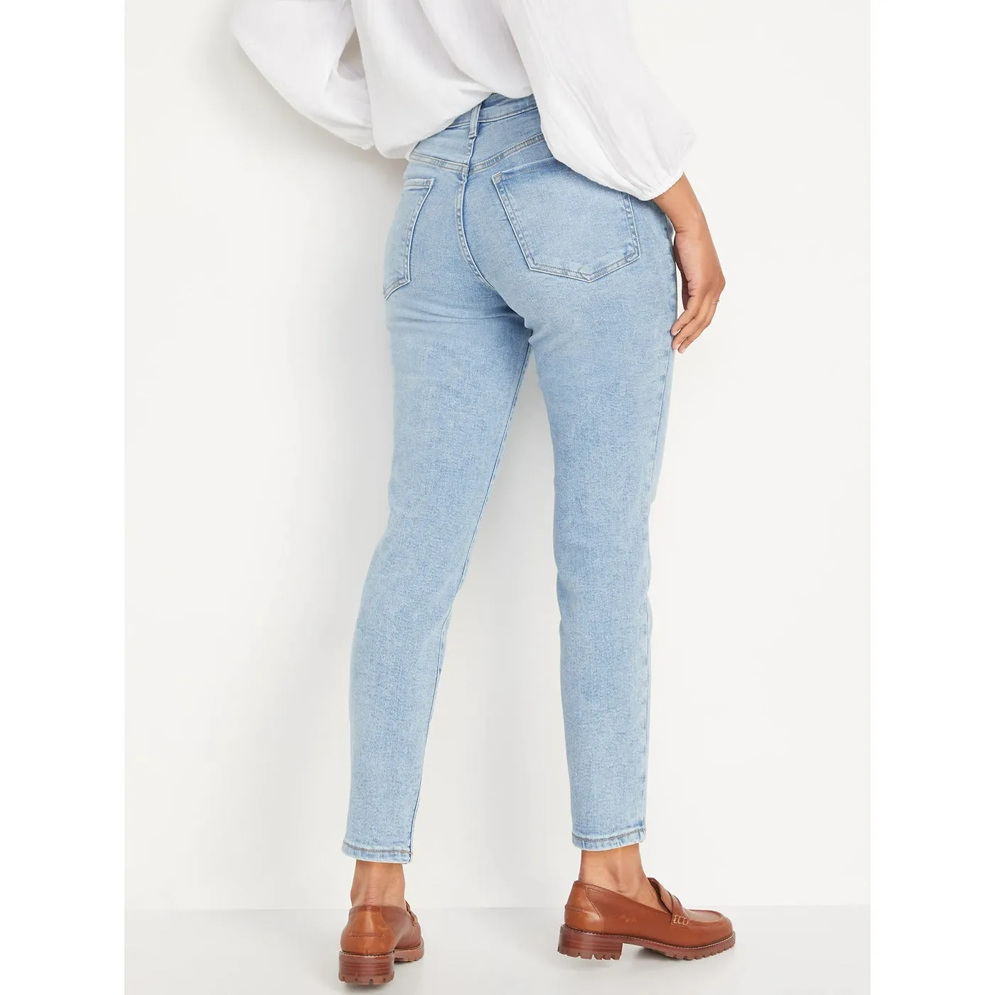 ON Acid Wash Mom Straight Jeans