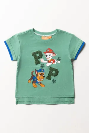 Paw Patrol Short Sleeve T-Shirt Green