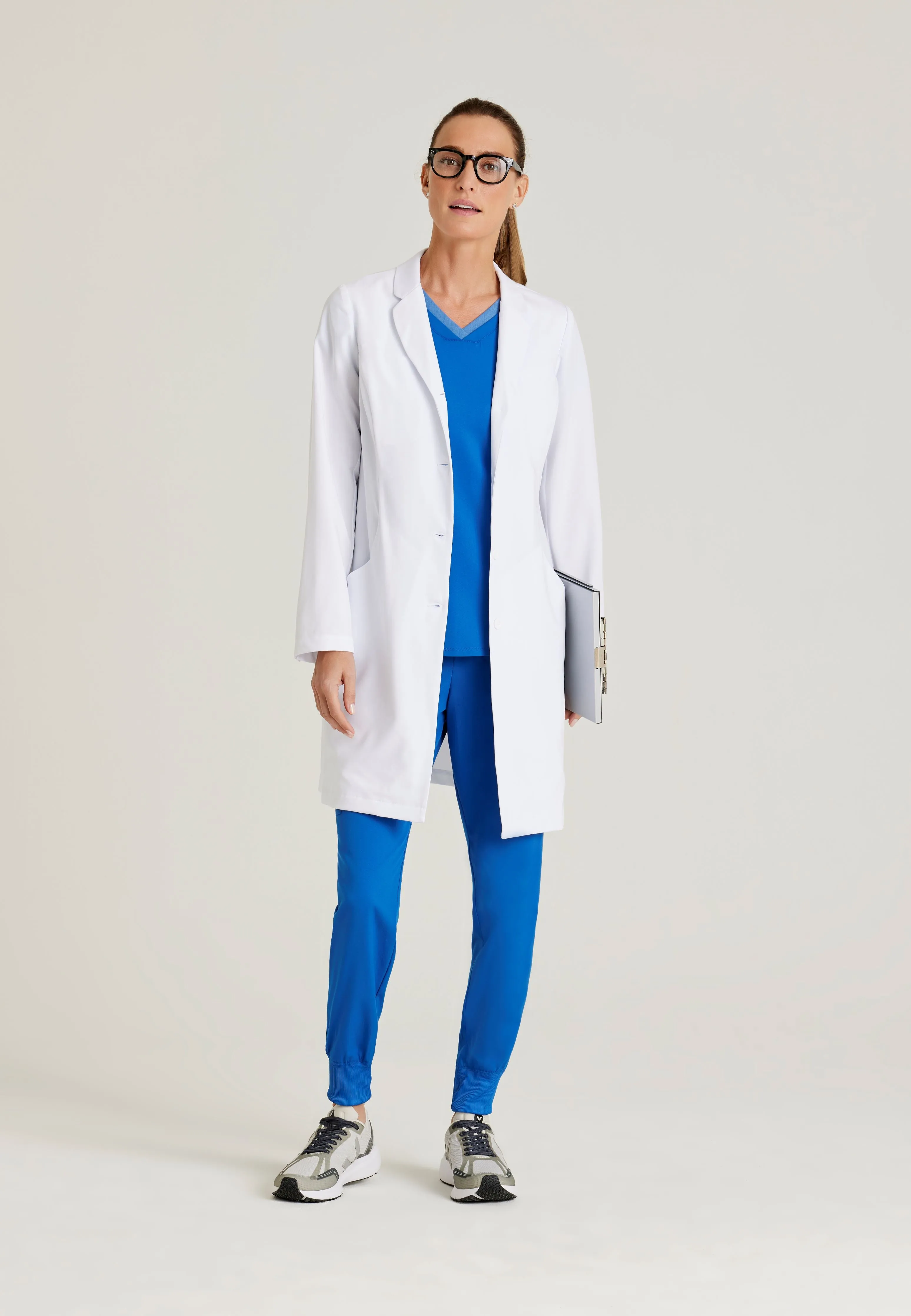 Penelope 4-Pocket 35" 4-Button Lab Coat