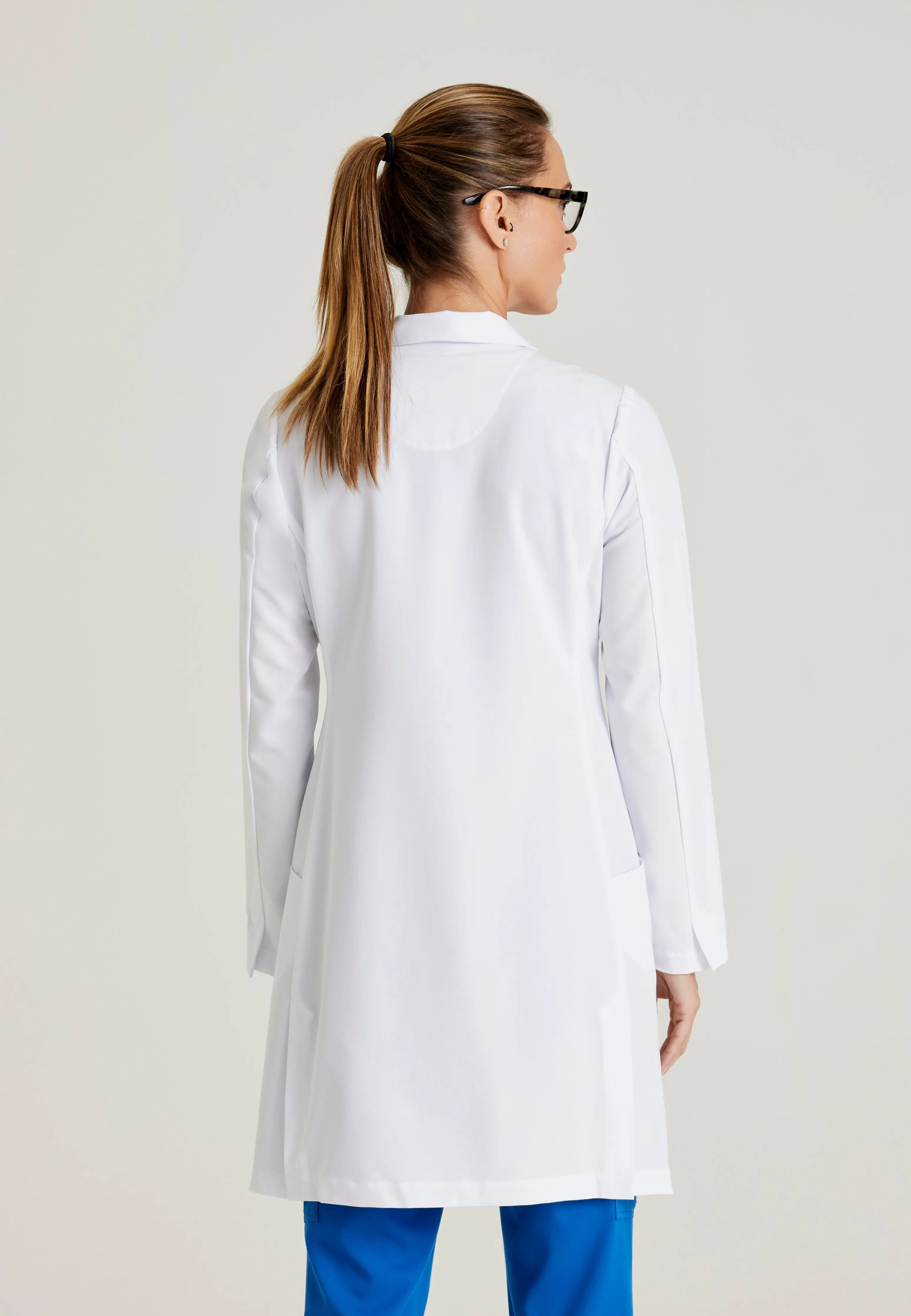 Penelope 4-Pocket 35" 4-Button Lab Coat