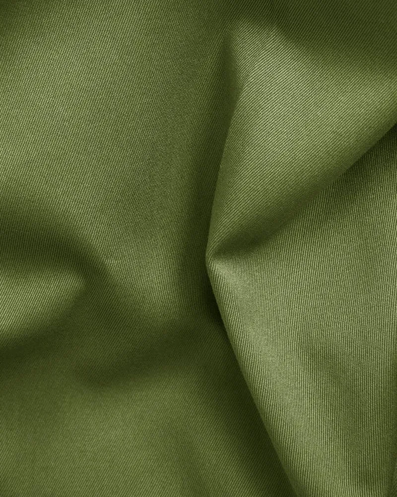 Plain Green Cotton Trousers