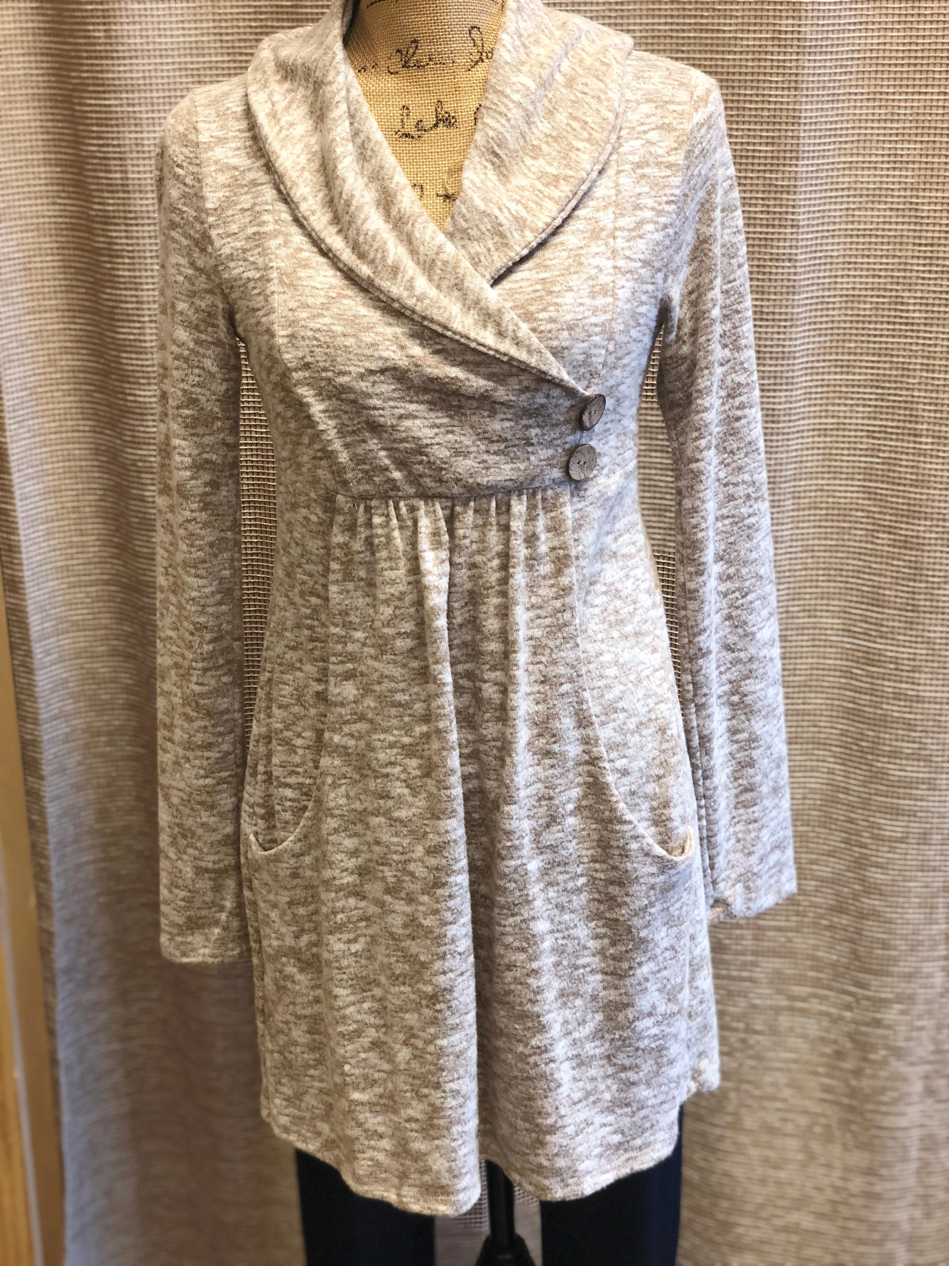 "Cozy" Sweater Tunic  Multiple Colors