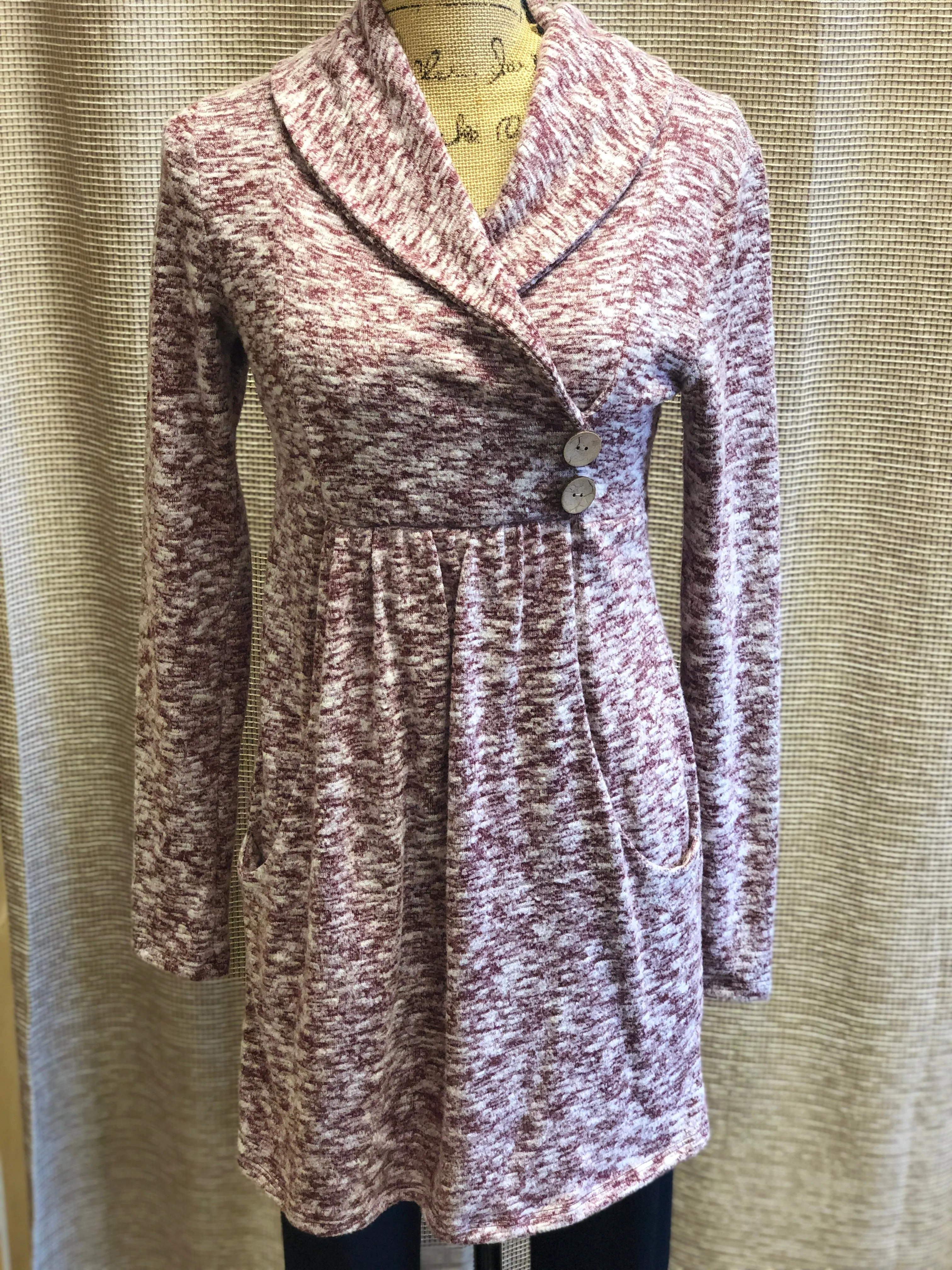 "Cozy" Sweater Tunic  Multiple Colors