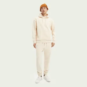 Relaxed Fit Felpa Hoodie (Off White)