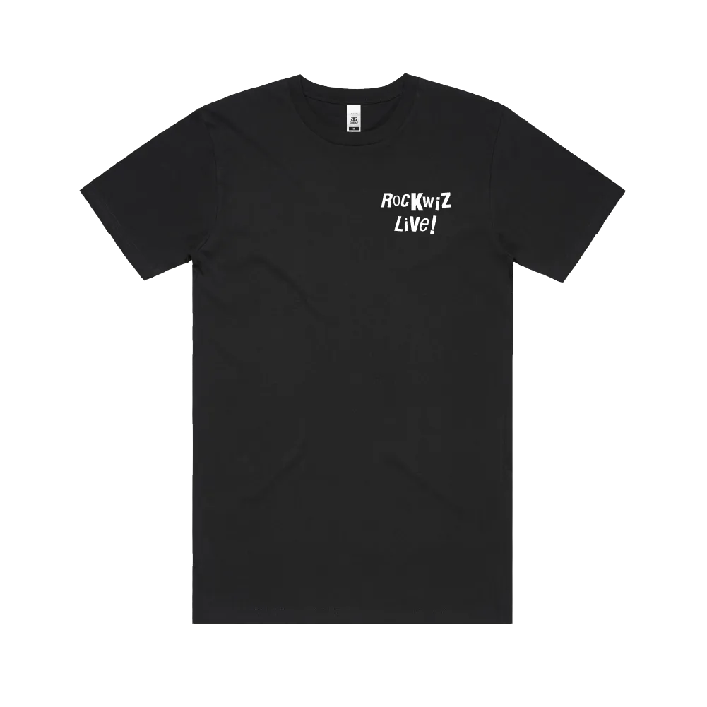 Rockwiz / Simple Logo Black T-Shirt