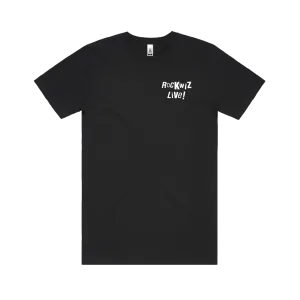 Rockwiz / Simple Logo Black T-Shirt