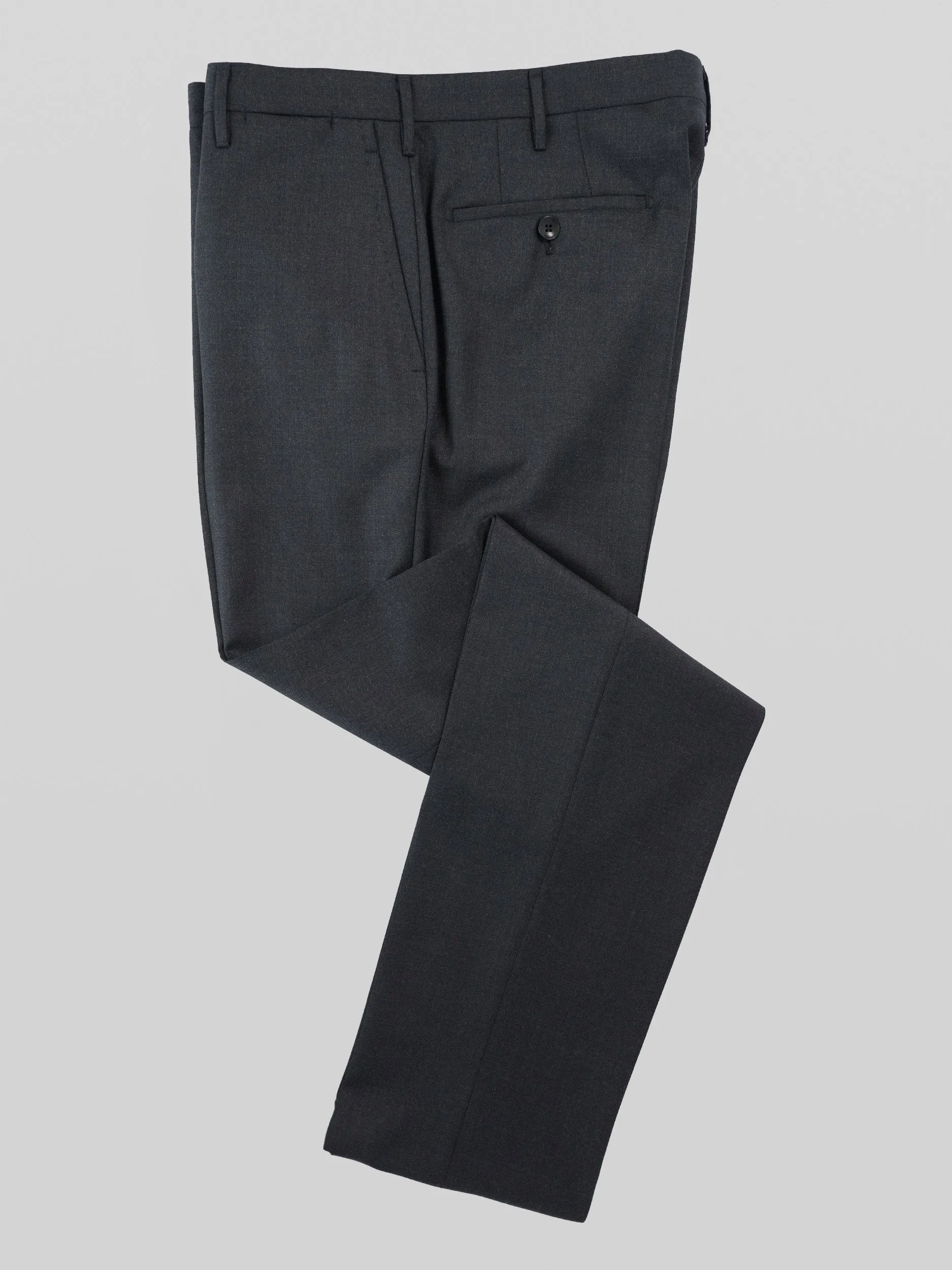Roma dark grey wool trouser