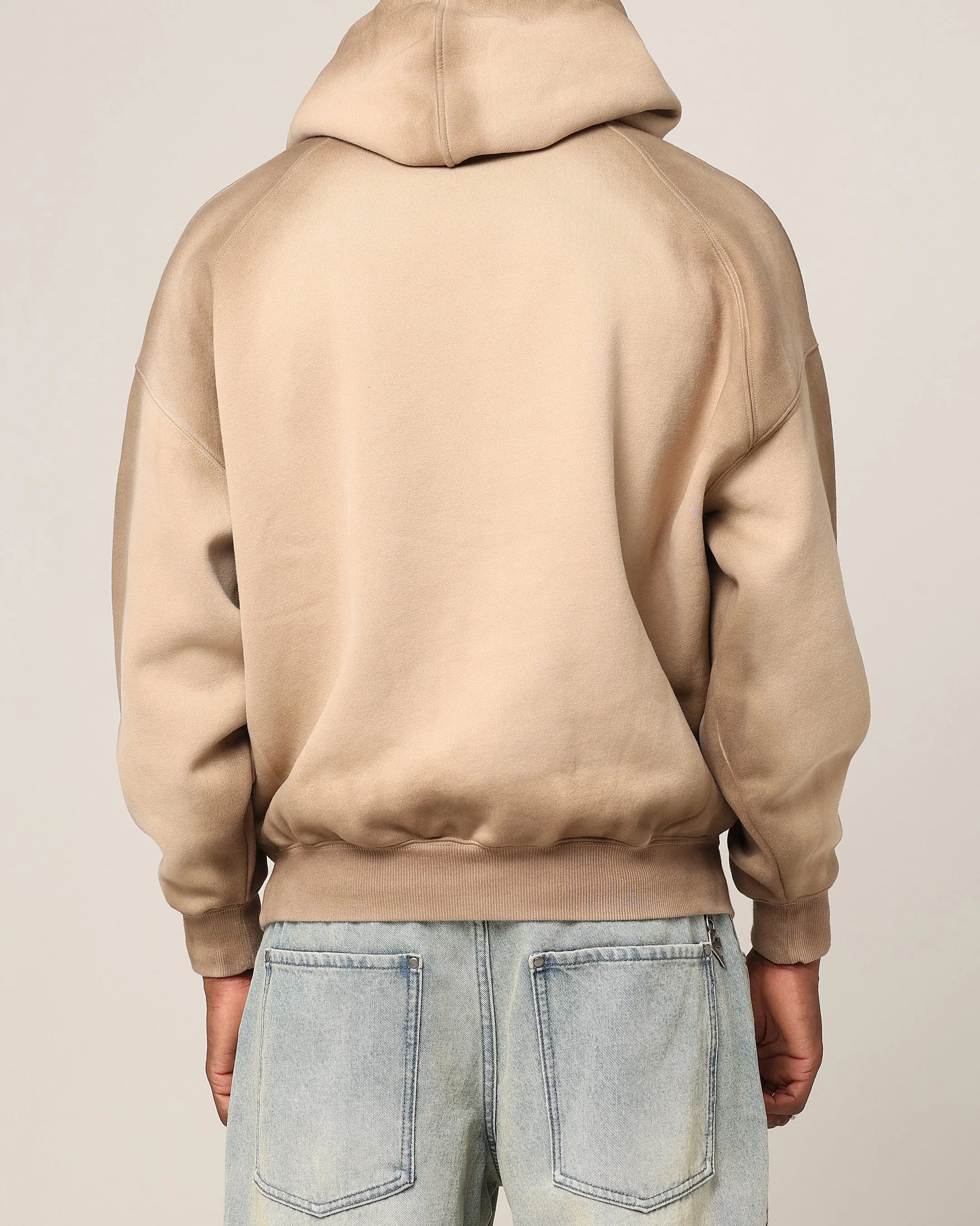 Saint Morta Faded Motor Hoodie Stone